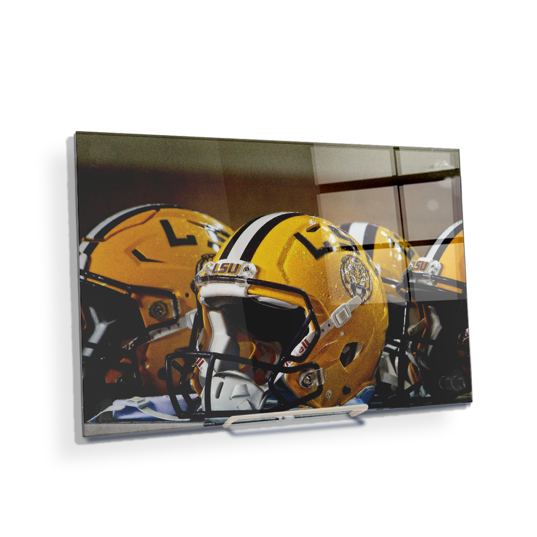 LSU Tigers - LSU Helmets - College Wall Art #Canvas