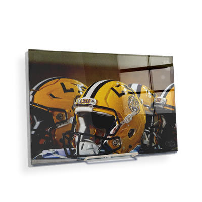 LSU Tigers - LSU Helmets - College Wall Art #Acrylic Mini