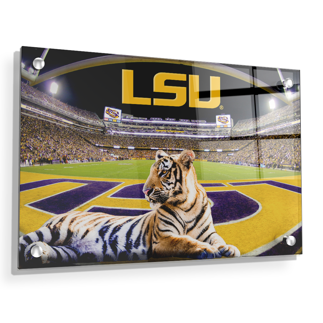 LSU Tigers - Mike VII's Kingdom - College Wall Art #Canvas