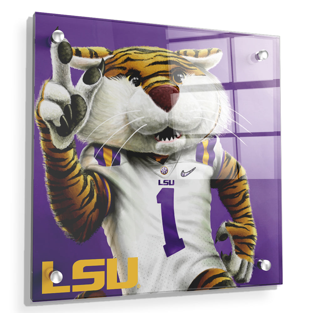 LSU Tigers - LSU Mike - College Wall Art #Canvas