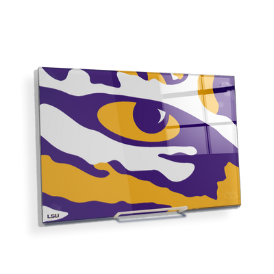 LSU Tigers - Eye of the Tiger - College Wall Art #Acrylic Mini