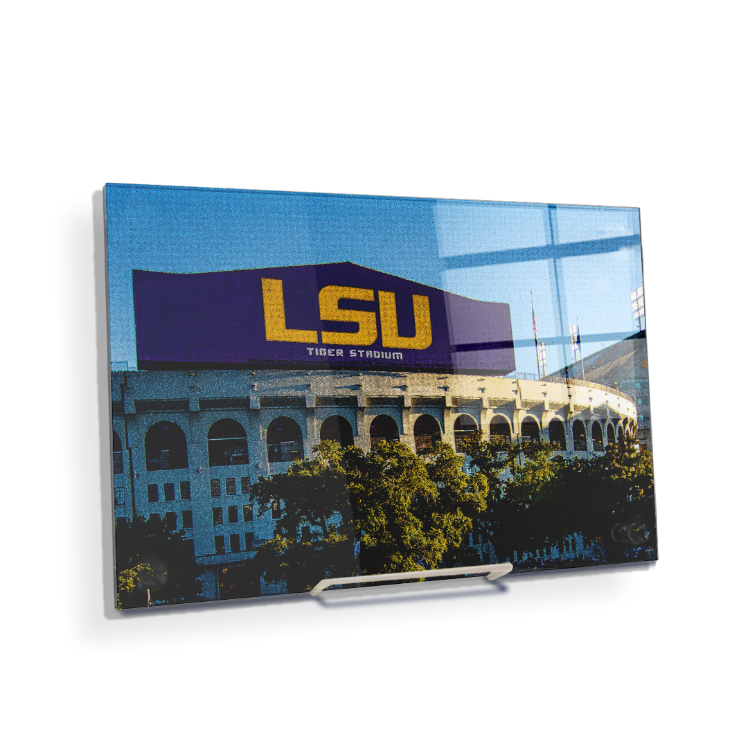 LSU Tigers - LSU Tiger Stadium - College Wall Art #Canvas