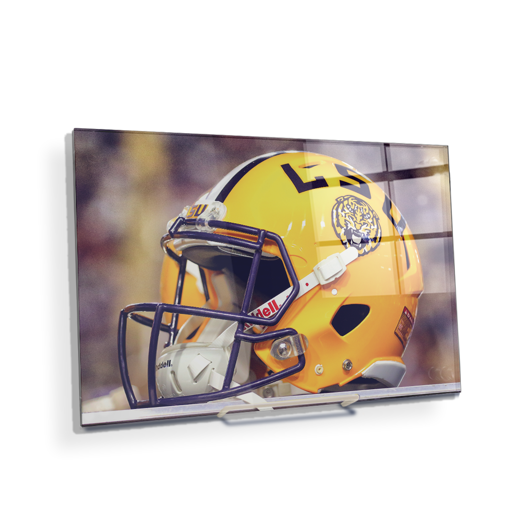 LSU Tigers - Tiger Helmet - College Wall Art #Canvas