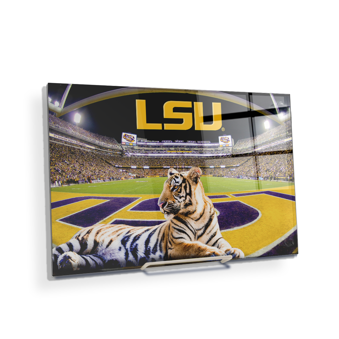 LSU Tigers - Mike VII's Kingdom - College Wall Art #Canvas