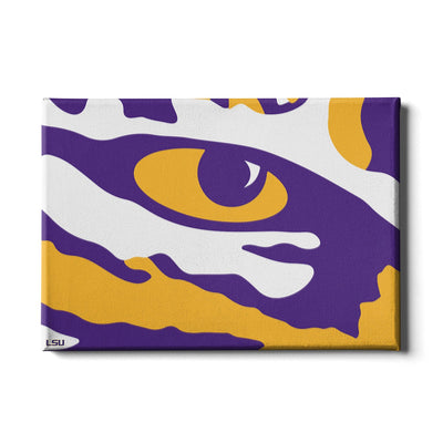 LSU Tigers - Eye of the Tiger - College Wall Art #Canvas
