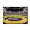 LSU Tigers - It's Saturday Night in Death Valley End Zone - College Wall Art #Canvas
