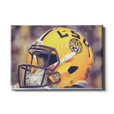 LSU Tigers - Tiger Helmet - College Wall Art #Canvas