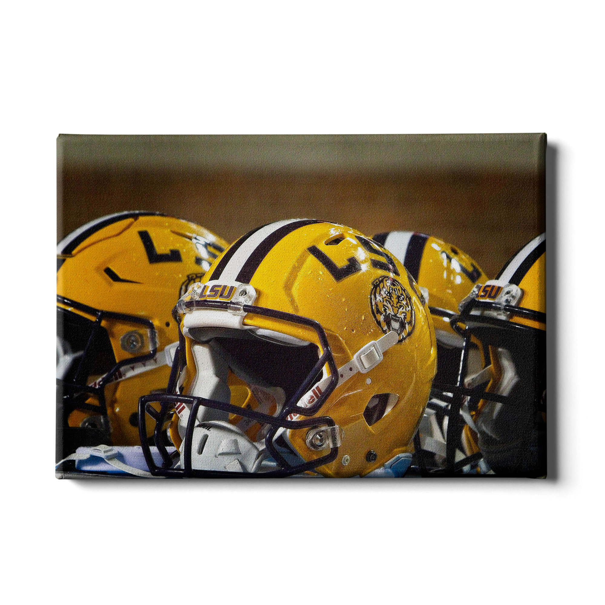 LSU Tigers - LSU Helmets - College Wall Art #Canvas