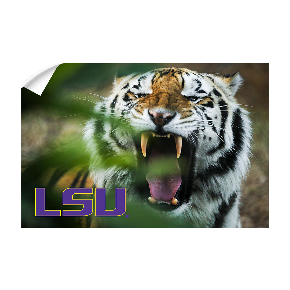 LSU Tigers - Mike the Tiger - College Wall Art #Canvas