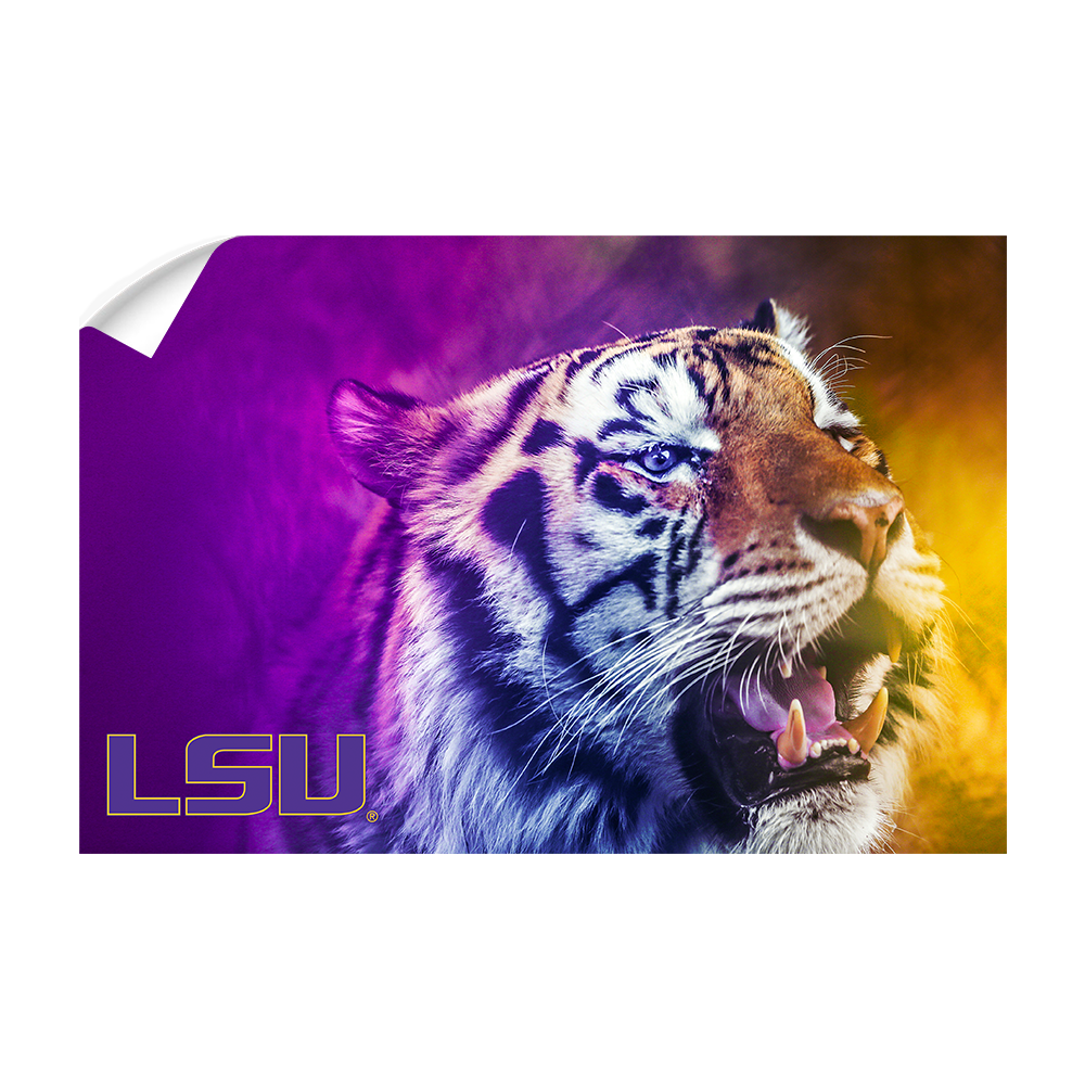 LSU Tigers - Mike's Colors - College Wall Art #Canvas