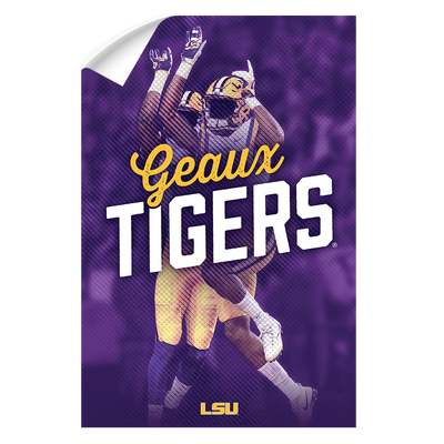 LSU Tigers - Geaux Tiger High Five - College Wall Art #Wall Decal