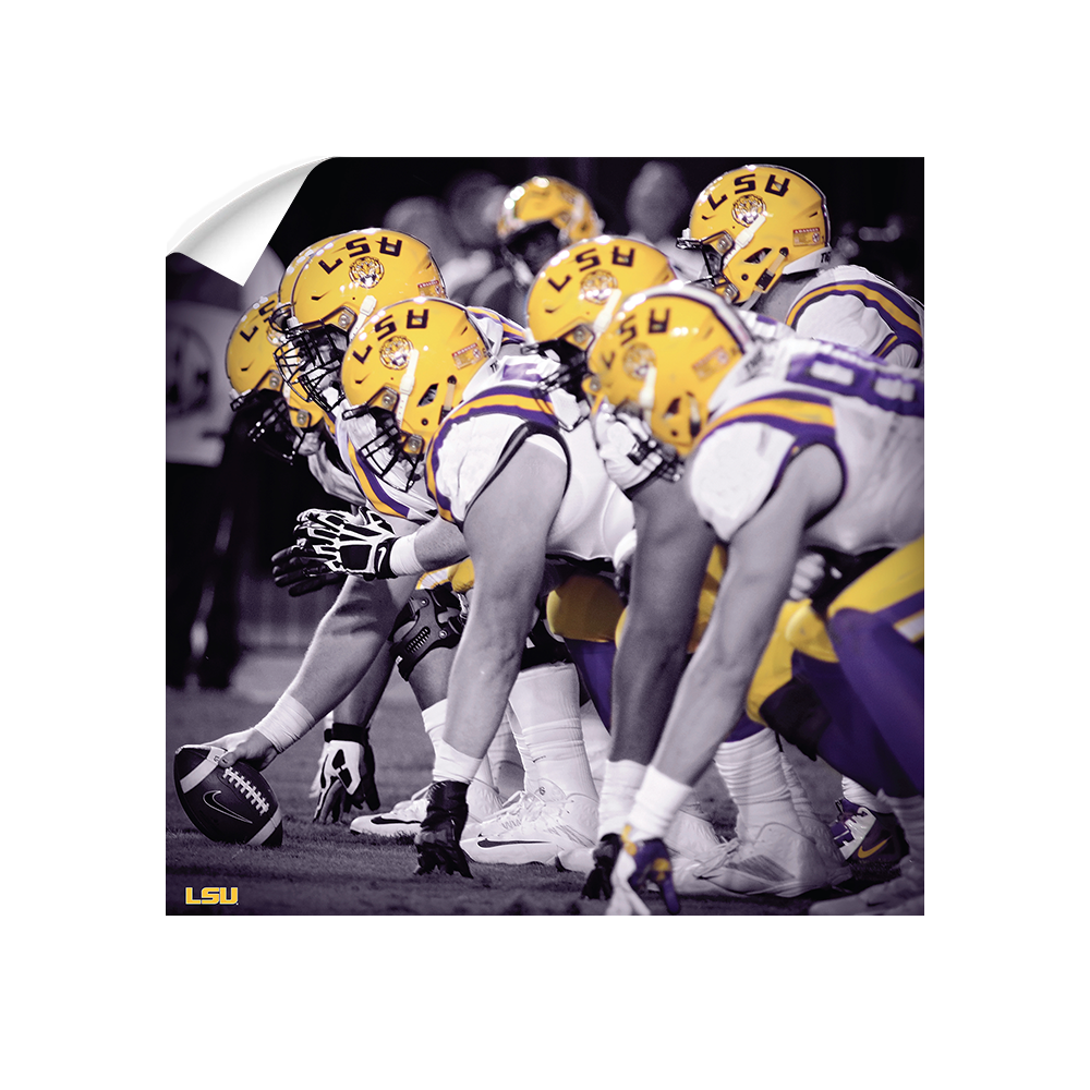 LSU Tigers - LSU Line - College Wall Art #Canvas