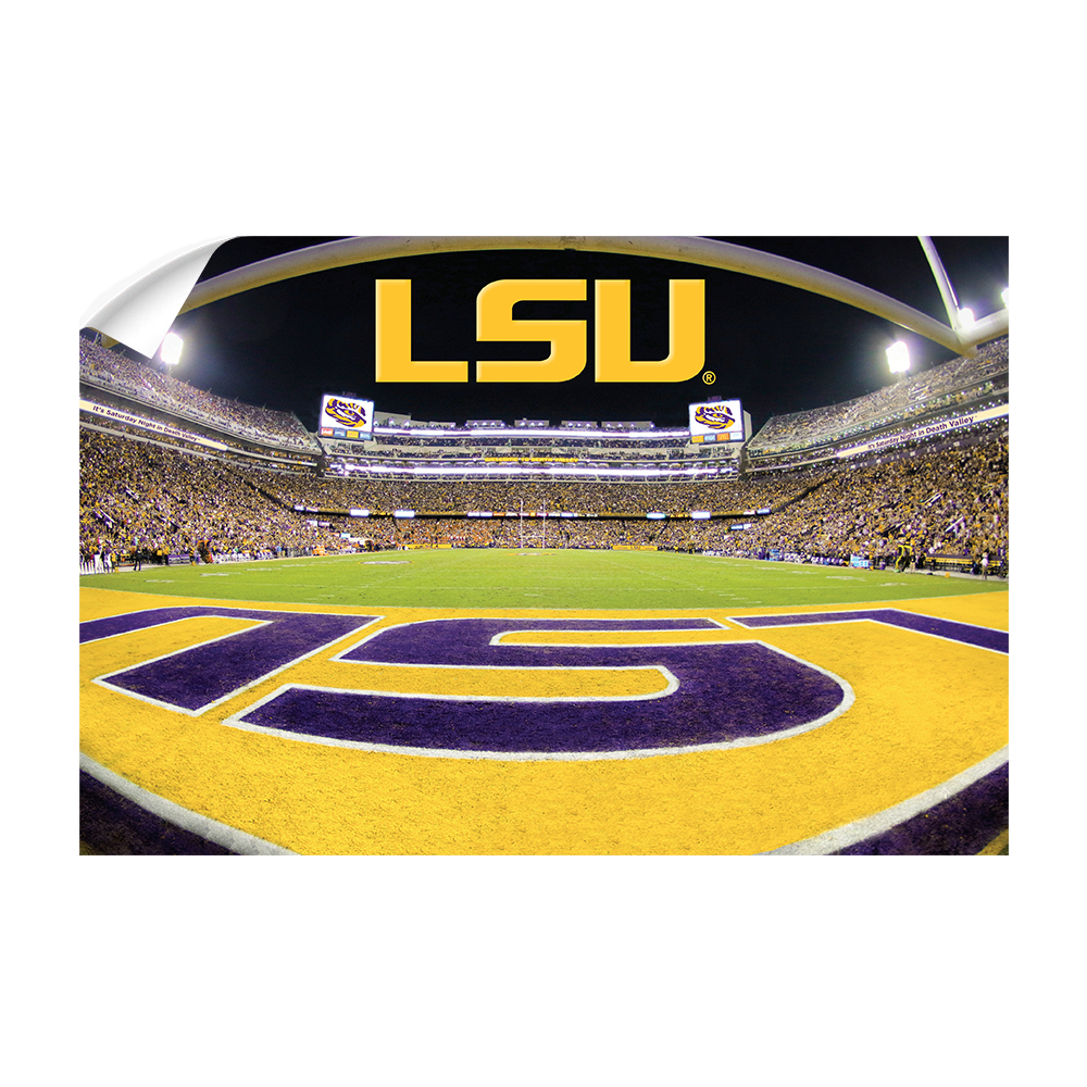 LSU Tigers - Death Valley - College Wall Art #Canvas