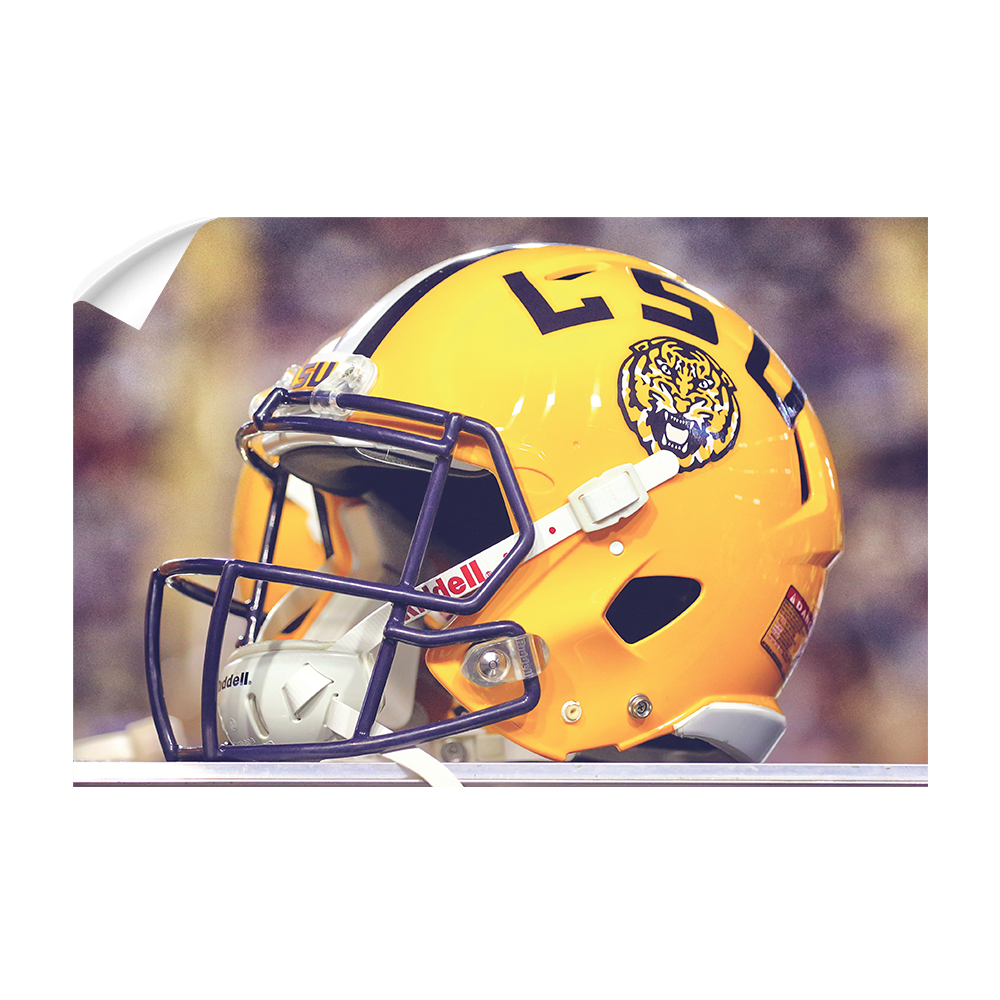 LSU Tigers - Tiger Helmet - College Wall Art #Canvas