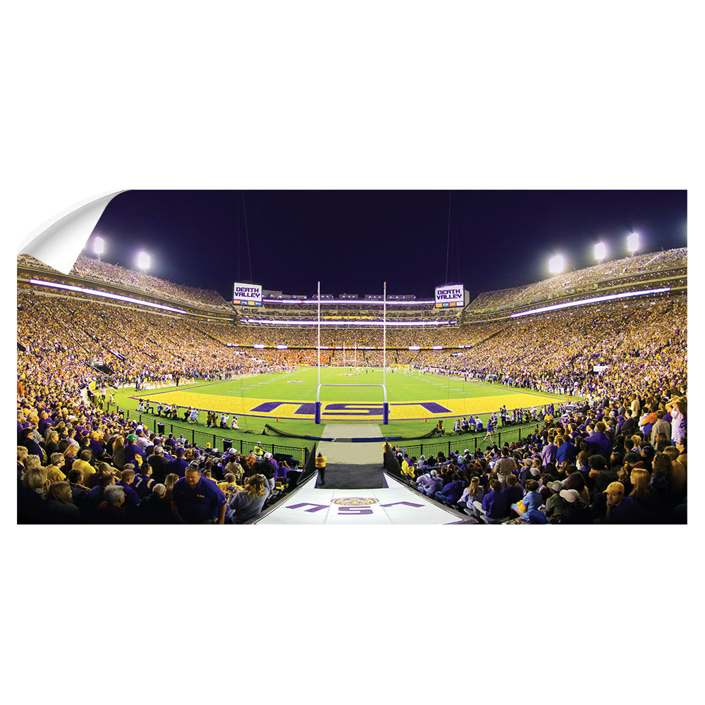 LSU Tigers - Death Valley Pano - College Wall Art #Canvas