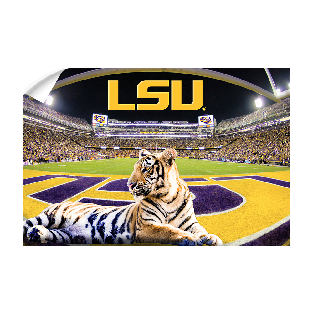 LSU Tigers - Mike VII's Kingdom - College Wall Art #Canvas