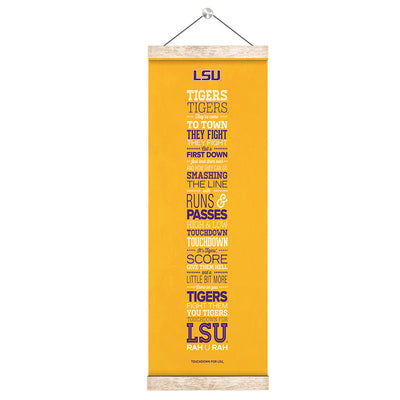 LSU Tigers - Touchdown - College Wall Art #Hanging Canvas