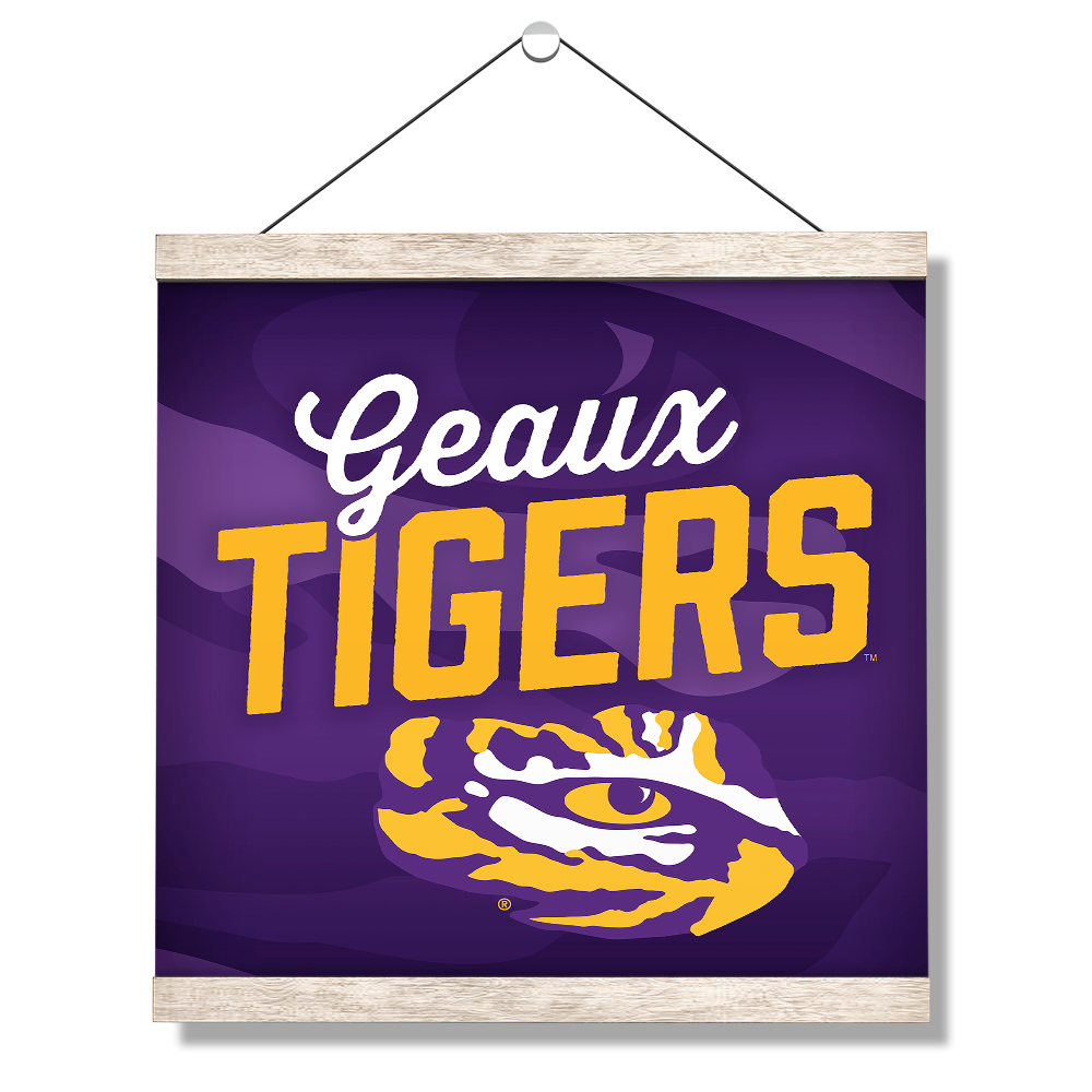 LSU Tigers - Geaux Tigers - College Wall Art #Canvas
