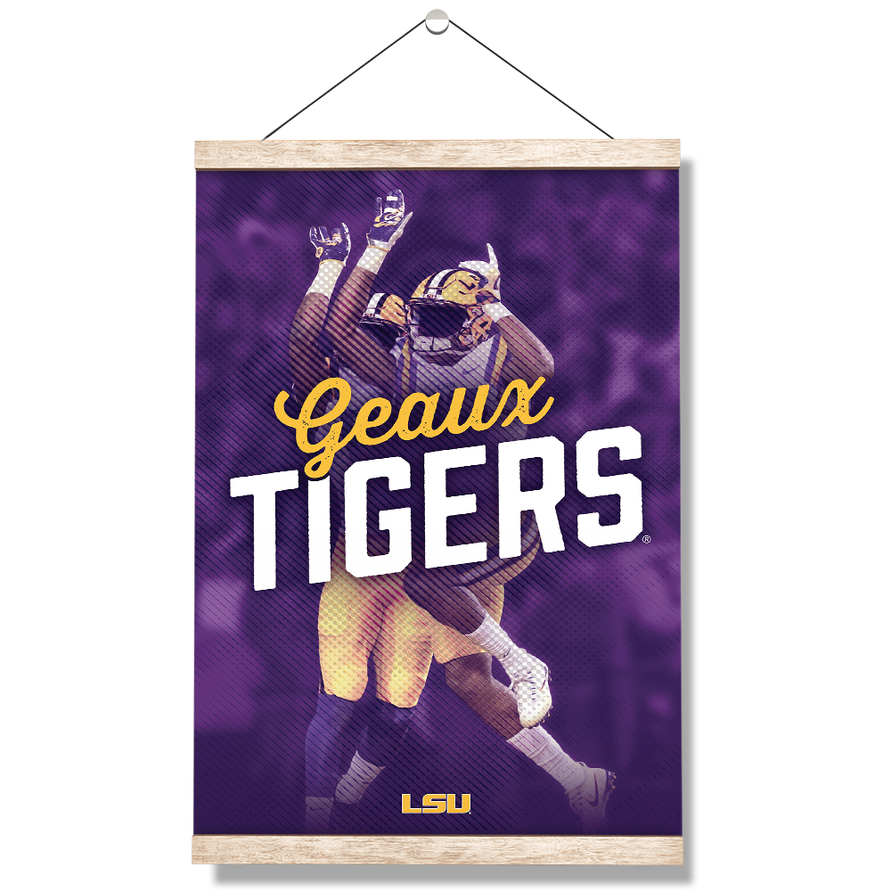 LSU Tigers - Geaux Tiger High Five - College Wall Art #Canvas