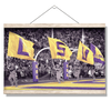 LSU Tigers - LSU Touchdown Flags - College Wall Art #Hanging Canvas
