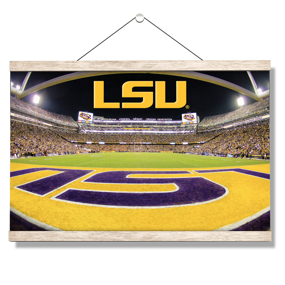 LSU Tigers - Death Valley - College Wall Art #Canvas