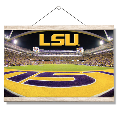 LSU Tigers - Death Valley - College Wall Art #Hanging Canvas