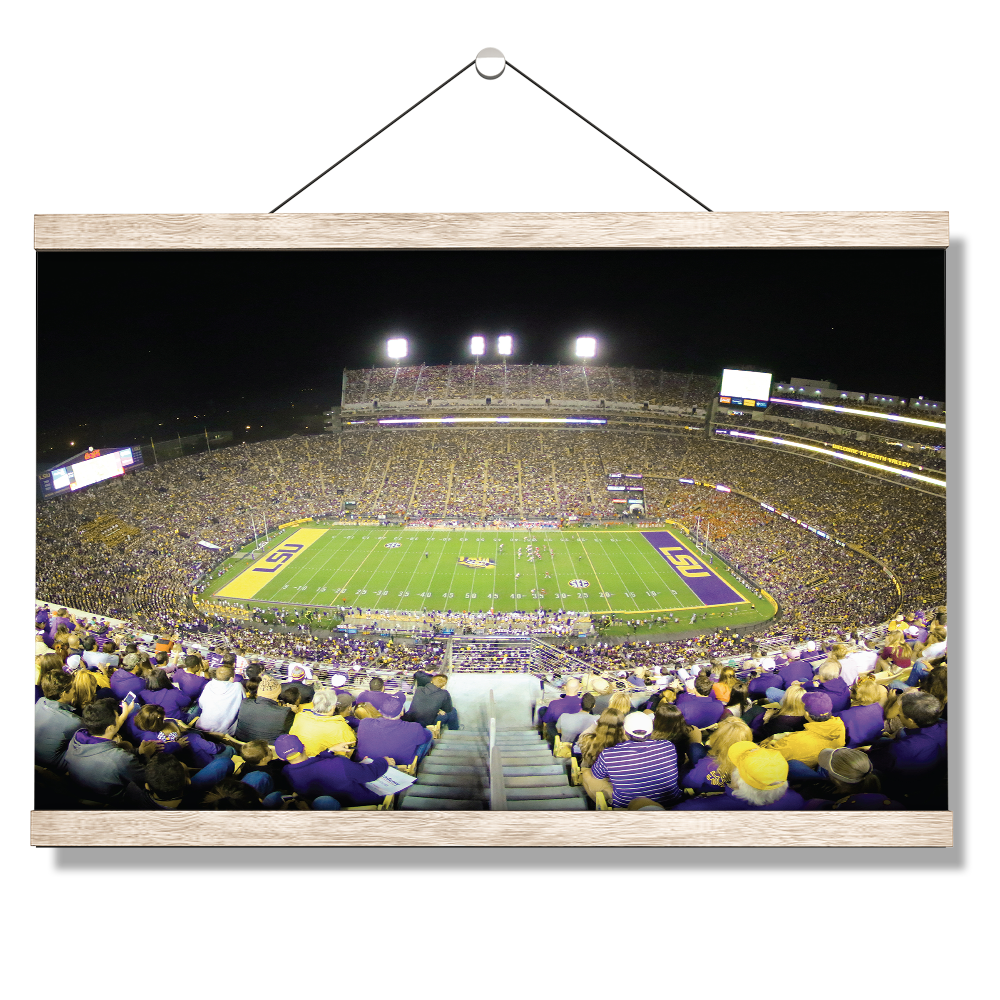 LSU TIGERS - Tiger Stadium View - College Wall Art #Canvas