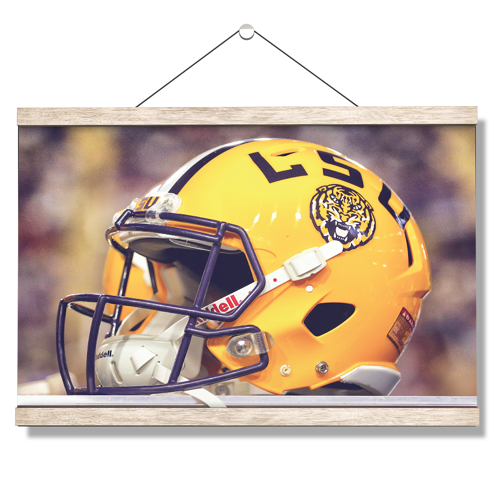 LSU Tigers - Tiger Helmet - College Wall Art #Canvas