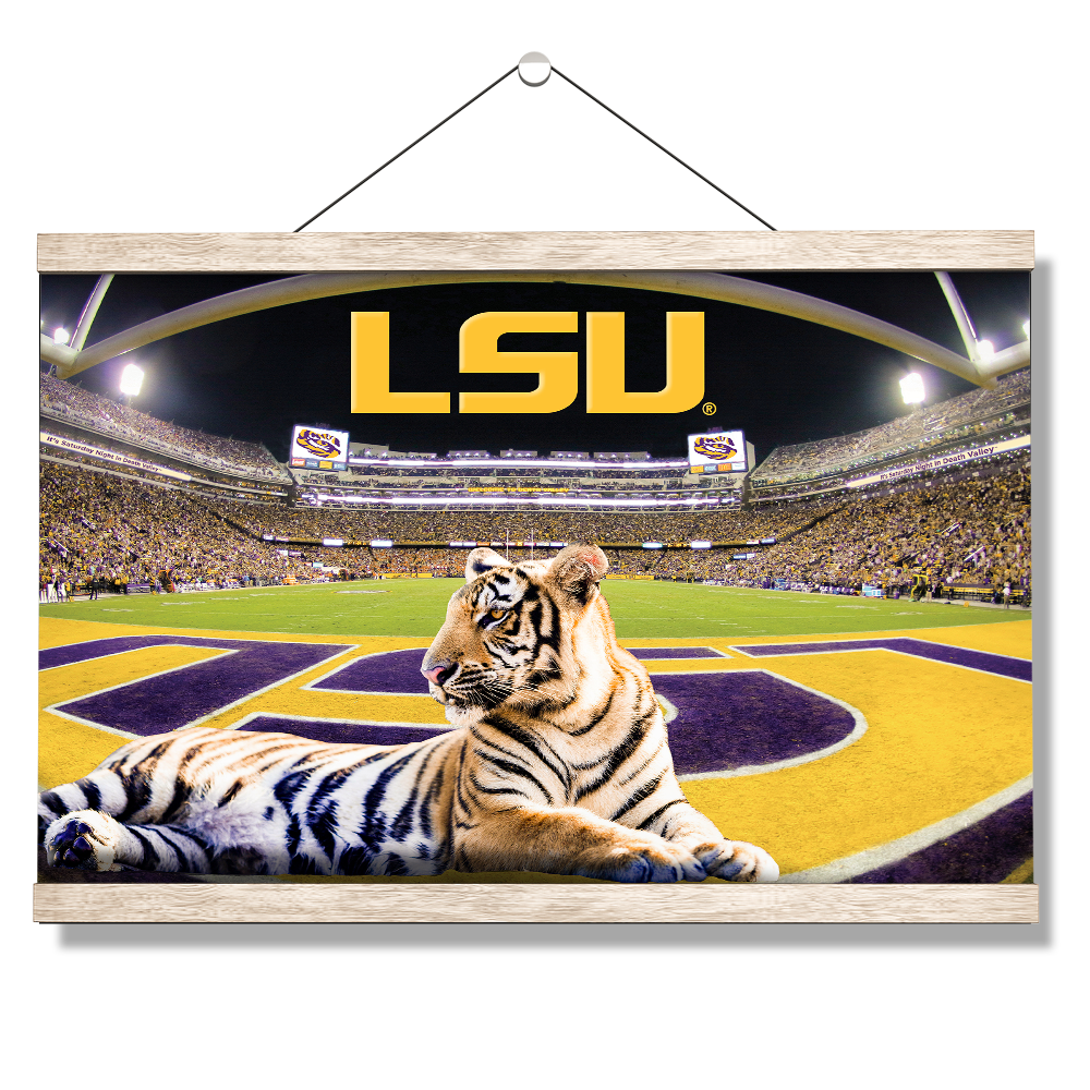 LSU Tigers - Mike VII's Kingdom - College Wall Art #Canvas