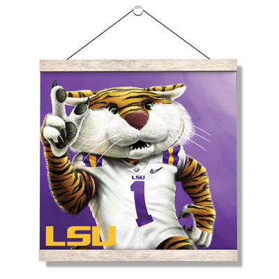 LSU Tigers - LSU Mike - College Wall Art #Hanging Canvas