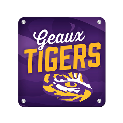 LSU Tigers - Geaux Tigers - College Wall Art #Metal