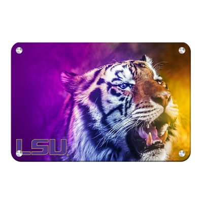 LSU Tigers - Mike's Colors - College Wall Art #Metal