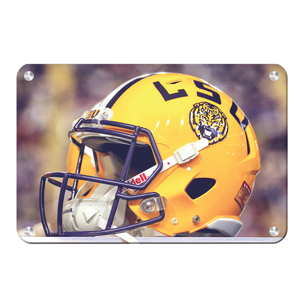 LSU Tigers - Tiger Helmet - College Wall Art #Canvas