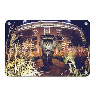 LSU Tigers - Tiger Night - College Wall Art #Metal