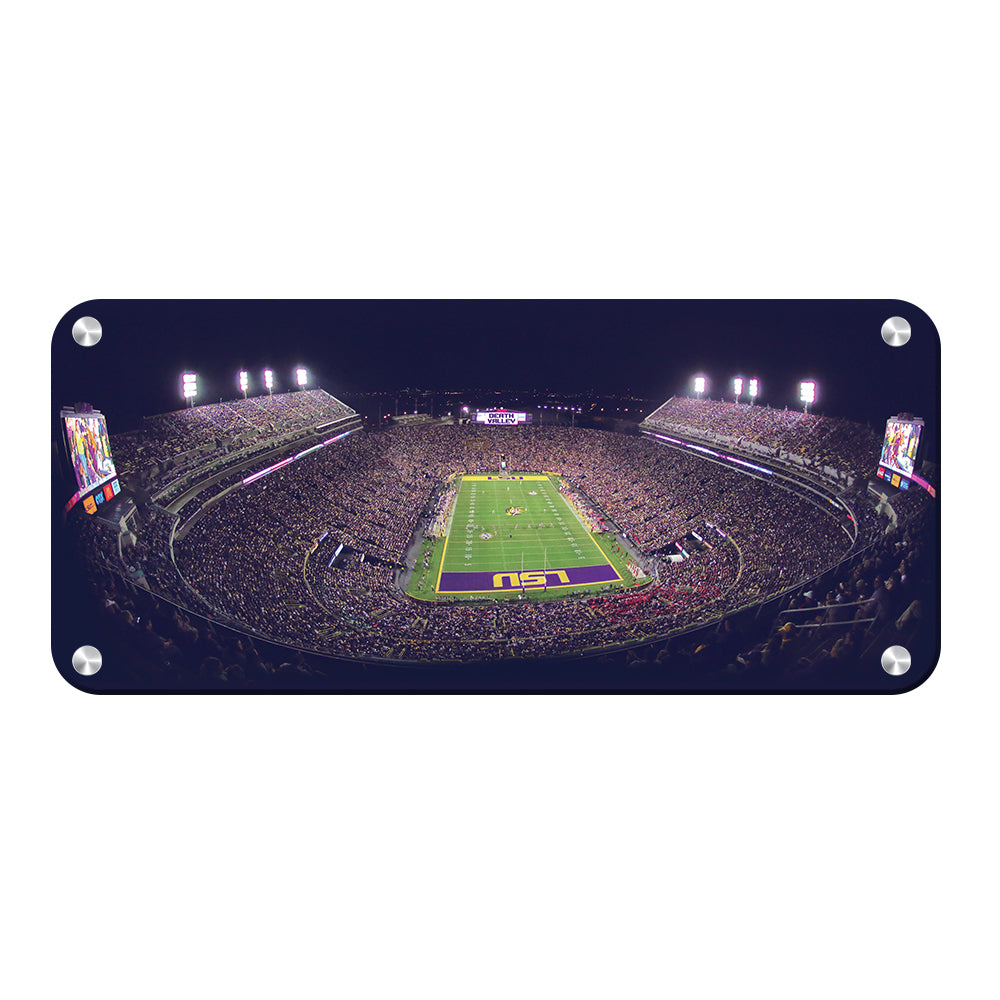 LSU Tigers - Tiger Stadium Pano - College Wall Art #Canvas