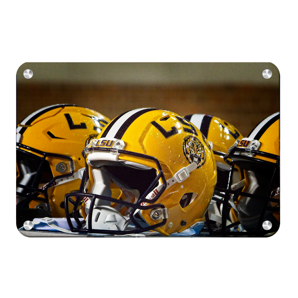 LSU Tigers - LSU Helmets - College Wall Art #Canvas