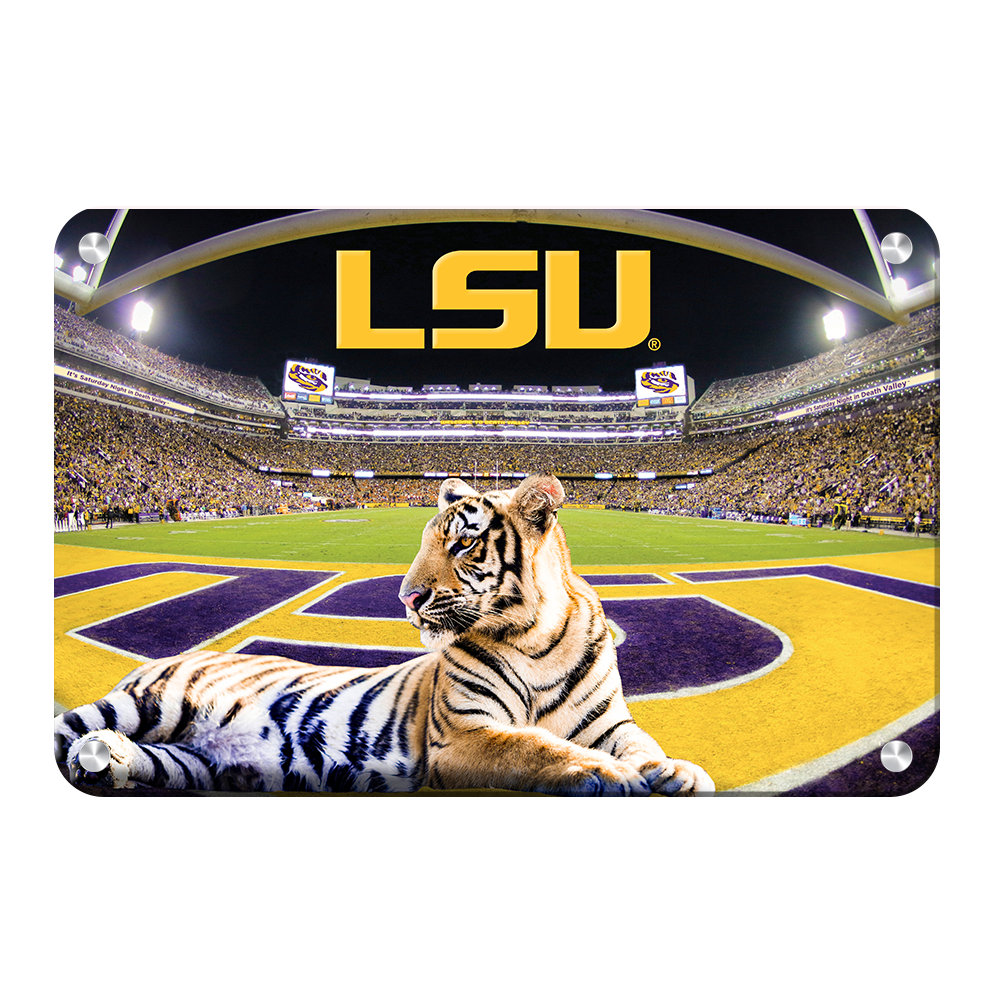 LSU Tigers - Mike VII's Kingdom - College Wall Art #Canvas