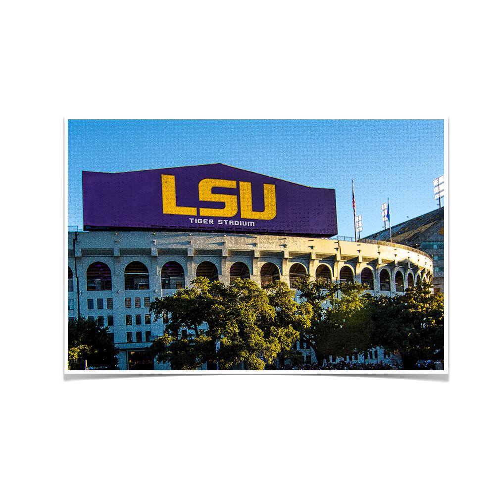 LSU Tigers - LSU Tiger Stadium - College Wall Art #Canvas