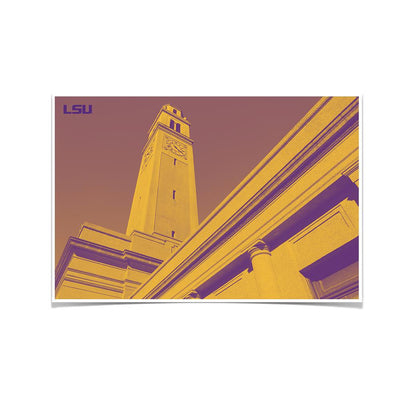 LSU Tigers - LSU Tower - College Wall Art #Poster