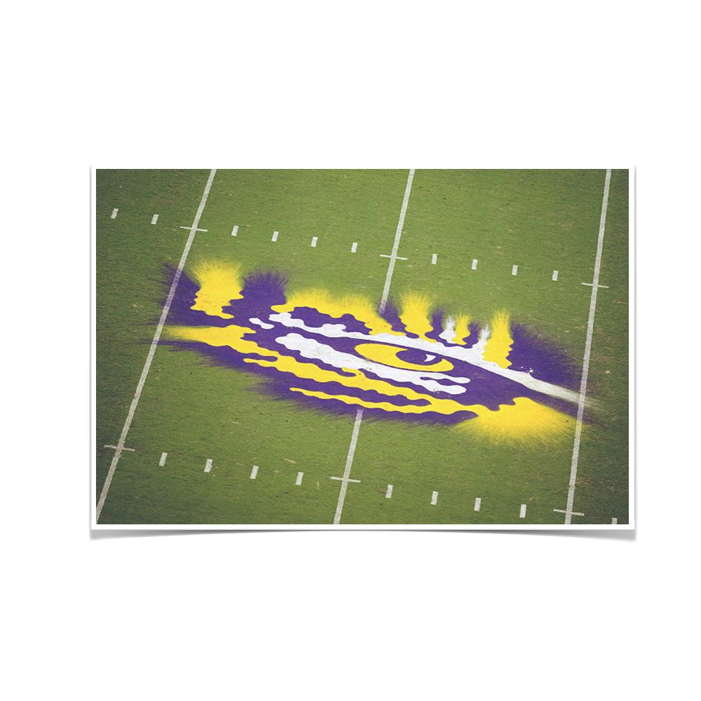 LSU Tigers - Eye of the Tiger 50 - College Wall Art #Canvas