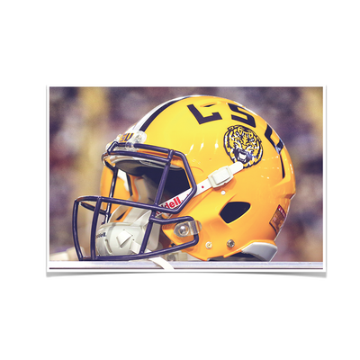 LSU Tigers - Tiger Helmet - College Wall Art #Poster
