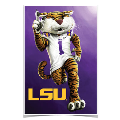 LSU Tigers - LSU Mike - College Wall Art #Photo Poster