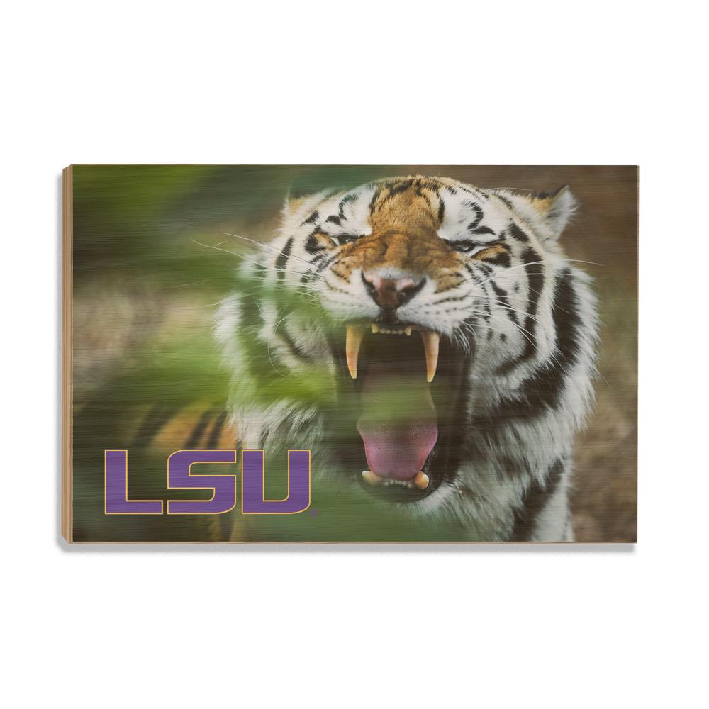 LSU Tigers - Mike the Tiger - College Wall Art #Canvas