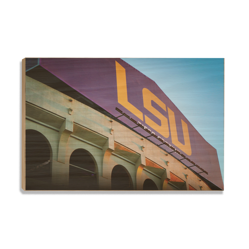 LSUTigersLSUTigerStadiumCollegeWallArt College Wall Art