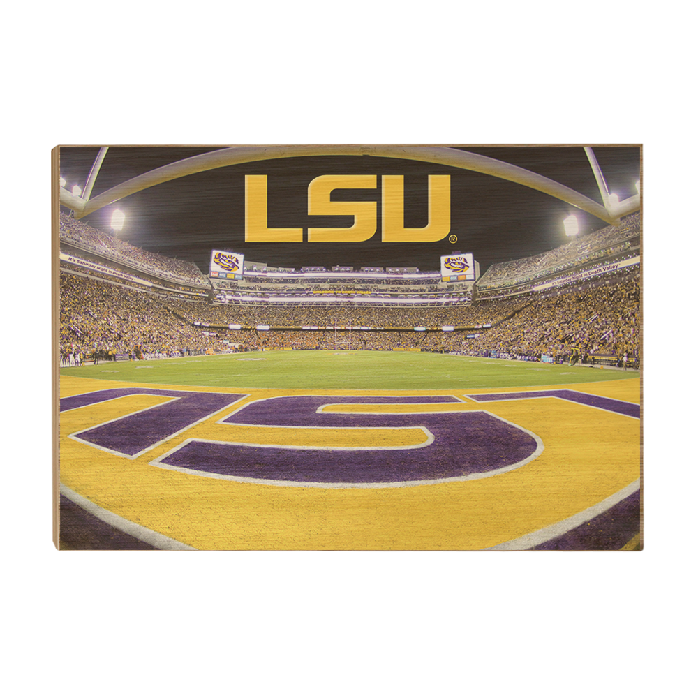 LSU Tigers - Death Valley - College Wall Art #Canvas