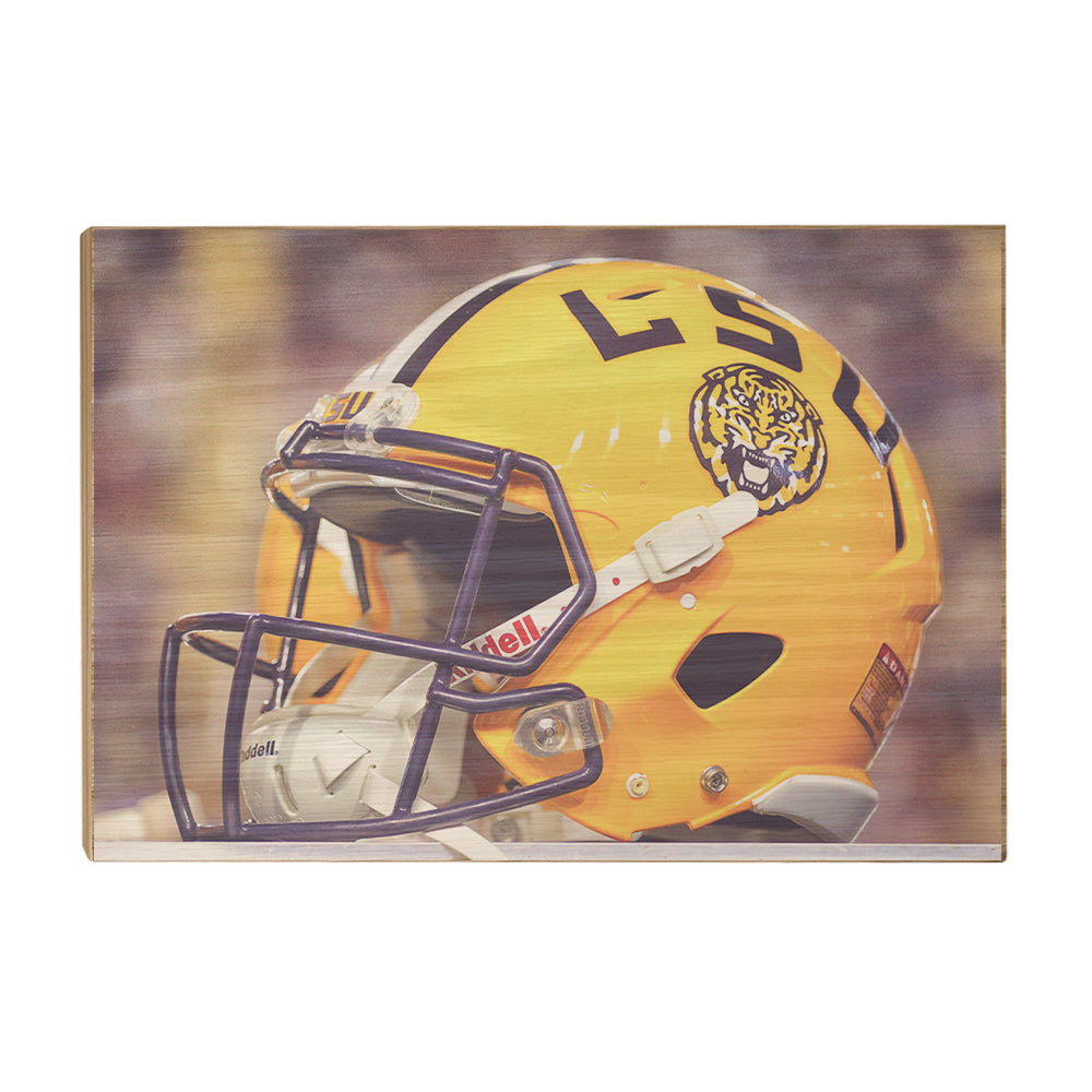 LSU Tigers - Tiger Helmet - College Wall Art #Canvas