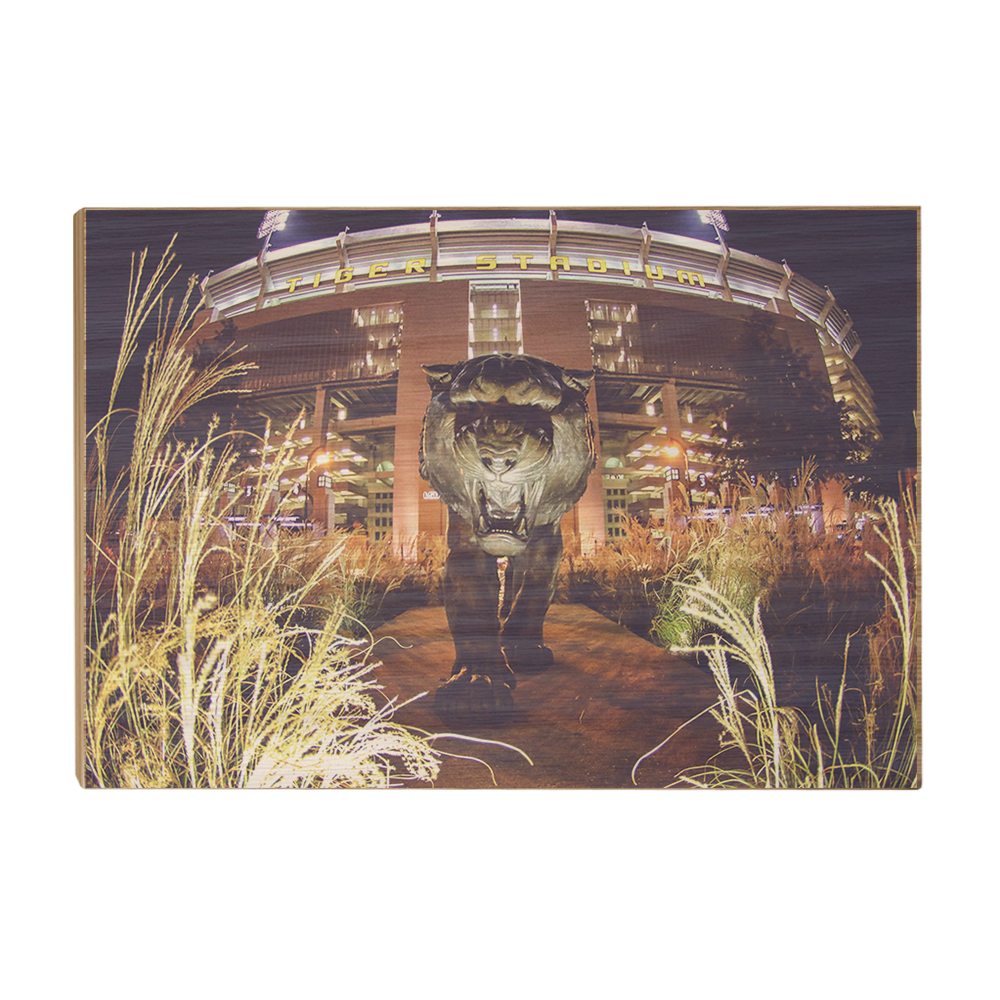 LSU Tigers - Tiger Night - College Wall Art #Canvas