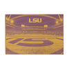 LSU Tigers - Tiger Stadium End Zone Duotone - College Wall Art #Wood