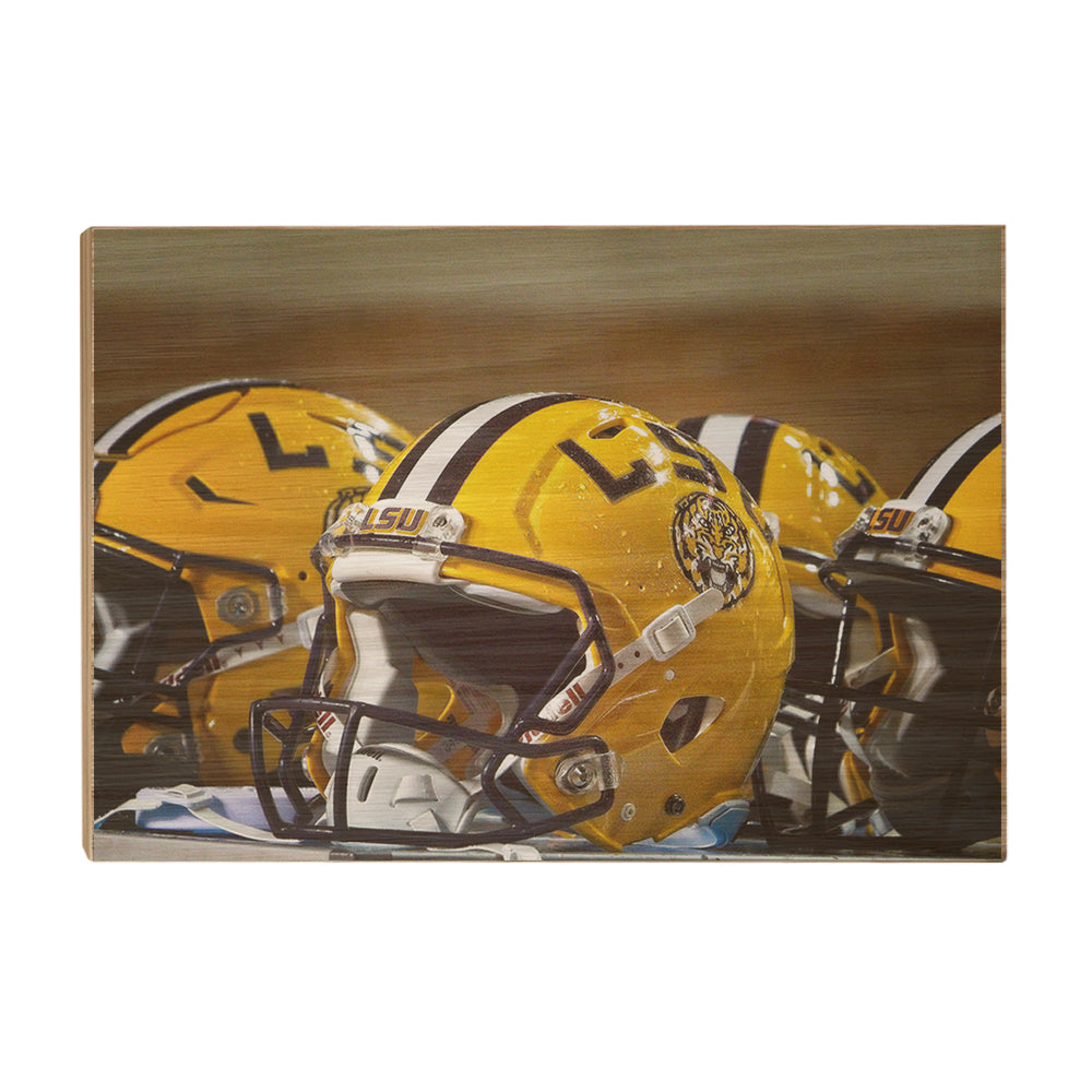 LSU Tigers - LSU Helmets - College Wall Art #Canvas