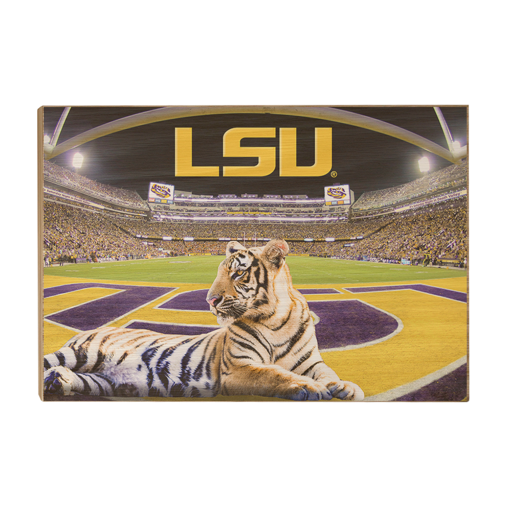 LSU Tigers - Mike VII's Kingdom - College Wall Art #Canvas